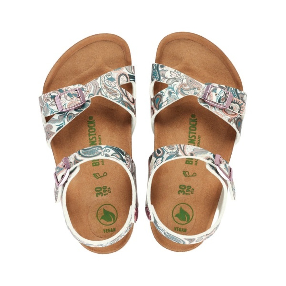 BIRKENSTOCK RIO VEGAN PAISLEY LIGHT ROSE BIRKO FLOR NARROW - Picture 3 of 6